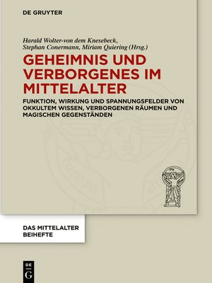 cover image of Geheimnis und Verborgenes im Mittelalter